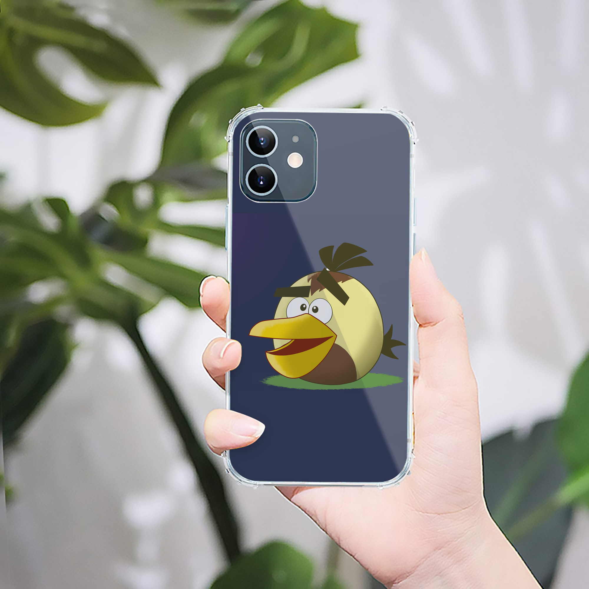 （画像用） Angry Birds アングリーバード 【iPhone 12シリーズ対応】透明スマホケース（クリアソフトケース）